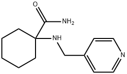 1-{[(pyridin-4-yl)methyl]amino}cyclohexane-1-carboxamide Structure