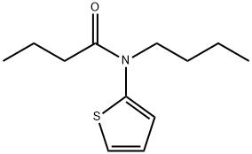 N-butyl-N-(thiophen-2-yl)butanamide Structure