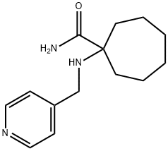 1-{[(pyridin-4-yl)methyl]amino}cycloheptane-1-carboxamide 구조식 이미지