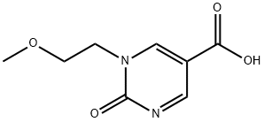 1-(2-Methoxyethyl)-2-oxo-1,2-dihydropyrimidine-5-carboxylic acid Structure