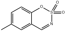 1,2,3-benzoxathiazine, 6-methyl-, 2,2-dioxide 구조식 이미지