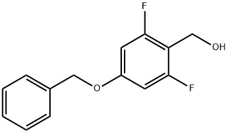 2,6-Difluoro-4-(phenylmethoxy)-benzenemethanol Structure