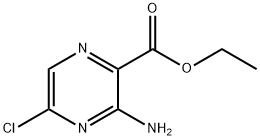 Ethyl 3-amino-5-chloropyrazine-2-carboxylate 구조식 이미지