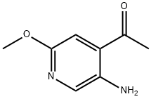 1-(5-Amino-2-methoxy-pyridin-4-yl)-ethanone Structure