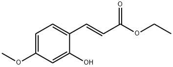 2-Propenoic acid, 3-(2-hydroxy-4-methoxyphenyl)-, ethyl ester, (E)- 구조식 이미지