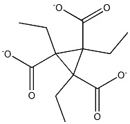 triethyl(r)-cyclopropane-1,2,3-tricarboxylate 구조식 이미지