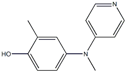 2-methyl-4-[methyl(pyridin-4-yl)amino]phenol Structure