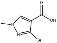 3-Bromo-1-methyl-1H-pyrazole-4-carboxylic acid 구조식 이미지