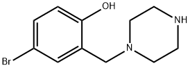 4-bromo-2-[(piperazin-1-yl)methyl]phenol Structure