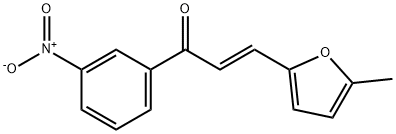 (2E)-3-(5-methylfuran-2-yl)-1-(3-nitrophenyl)prop-2-en-1-one 구조식 이미지