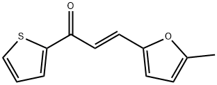 (2E)-3-(5-methylfuran-2-yl)-1-(thiophen-2-yl)prop-2-en-1-one Structure