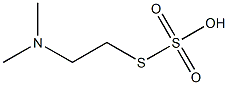 Thiosulfuric acid,S-[2-(dimethylamino)ethyl] ester Structure