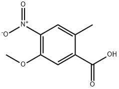 5-METHOXY-2-METHYL-4-NITROBENZOIC ACID 구조식 이미지