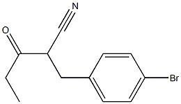 2-(4-BROMOBENZYL)-3-OXOPENTANENITRILE Structure