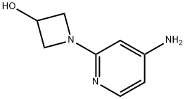 1-(4-aminopyridin-2-yl)azetidin-3-ol 구조식 이미지