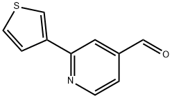 2-(thiophen-3-yl)isonicotinaldehyde 구조식 이미지