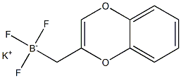 potassium:2,3-dihydro-1,4-benzodioxin-3-ylmethyl(trifluoro)boranuide Structure