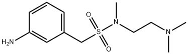 1-(3-Aminophenyl)-N-(2-(dimethylamino)ethyl)-N-methylmethanesulfonamide 구조식 이미지