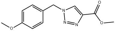 methyl 1-[(4-methoxyphenyl)methyl]-1H-1,2,3-triazole-4-carboxylate Structure