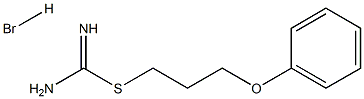 [(3-phenoxypropyl)sulfanyl]methanimidamide hydrobromide Structure