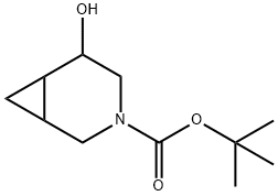 5-Hydroxy-3-aza-bicyclo[4.1.0]heptane-3-carboxylic acid tert-butyl ester 구조식 이미지