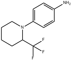 4-(2-TRIFLUOROMETHYL-PIPERIDIN-1-YL)-ANILINE 구조식 이미지