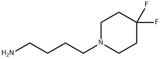 4-(4,4-Difluoropiperidin-1-yl)-butylamine 구조식 이미지