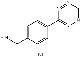 (4-(1,2,4,5-tetrazin-3-yl)phenyl)methanamine HCL 구조식 이미지