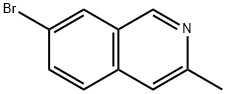 7-Bromo-3-methylisoquinoline Structure