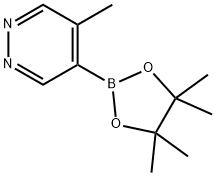 (5-METHYLPYRIDAZIN-4-YL)BORONIC ACID PINACOL ESTER Structure