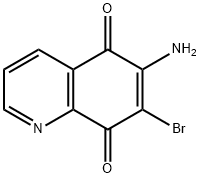 5,8-Quinolinedione,6-amino-7-bromo- Structure