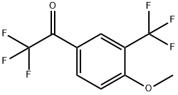 2,2,2-trifluoro-1-[4-methoxy-3-(trifluoromethyl)phenyl]ethanone Structure