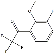 2,2,2-trifluoro-1-(3-fluoro-2-methoxyphenyl)ethanone Structure