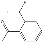 1-(2-(Difluoromethyl)phenyl)ethanone Structure