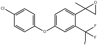 2-[4-(4-Chloro-phenoxy)-2-trifluoromethyl-phenyl]-2-methyl-oxirane 구조식 이미지