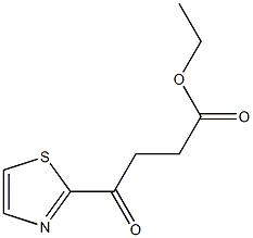 Ethyl 4-(2-thiazolyl)-4-oxobutyrate 구조식 이미지