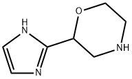 2-(1H-Imidazol-2-yl)-morpholine hydrochloride 구조식 이미지