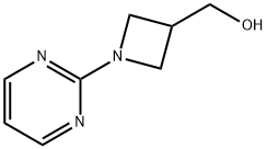 (1-(pyrimidin-2-yl)azetidin-3-yl)methanol Structure