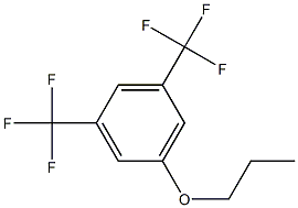 1-propoxy-3,5-bis(trifluoromethyl)benzene Structure