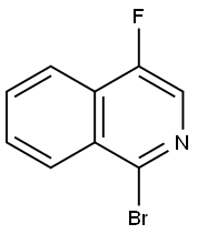 1-Bromo-4-fluoroisoquinoline 구조식 이미지