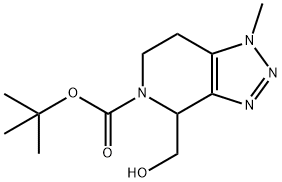 5-(Tert-Butoxycarbonyl)-1-Ethyl-4,5,6,7-Tetrahydro-1H-[1,2,3]Triazolo[4,5-C]Pyridine-7-Carboxylic Acid Structure