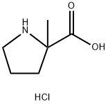 2-methylproline hydrochloride 구조식 이미지