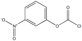 Carbonochloridic acid, 3-nitrophenyl ester Structure