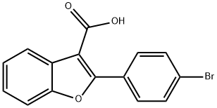 2-(4-bromophenyl)benzofuran-3-carboxylic acid Structure