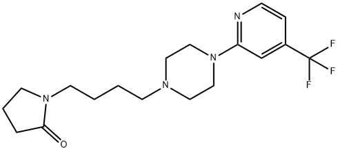 1-(4-(4-(4-(TRIFLUOROMETHYL)PYRIDIN-2-YL)PIPERAZIN-1-YL)BUTYL)PYRROLIDIN-2-ONE Structure