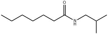 N-isobutyl-heptanamide Structure