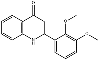 2-(2,3-Dimethoxy-phenyl)-2,3-dihydro-1H-quinolin-4-one Structure