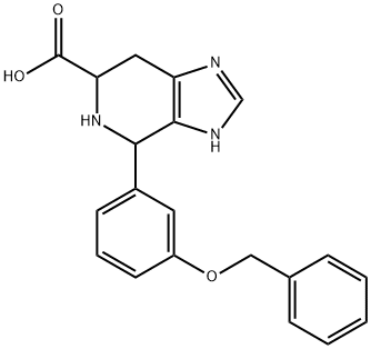 4-[3-(benzyloxy)phenyl]-3H,4H,5H,6H,7H-imidazo[4,5-c]pyridine-6-carboxylic acid Structure