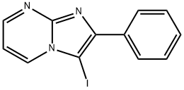 3-iodo-2-phenylimidazo[1,2-a]pyrimidine 구조식 이미지