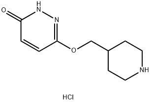 6-(piperidin-4-ylmethoxy)pyridazin-3(2H)-one hydrochloride Structure